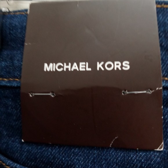 NWT Michael Kors Men's Parker Dark Denim Jeans in Size 38W/ 32 L - Picture 6 of 7